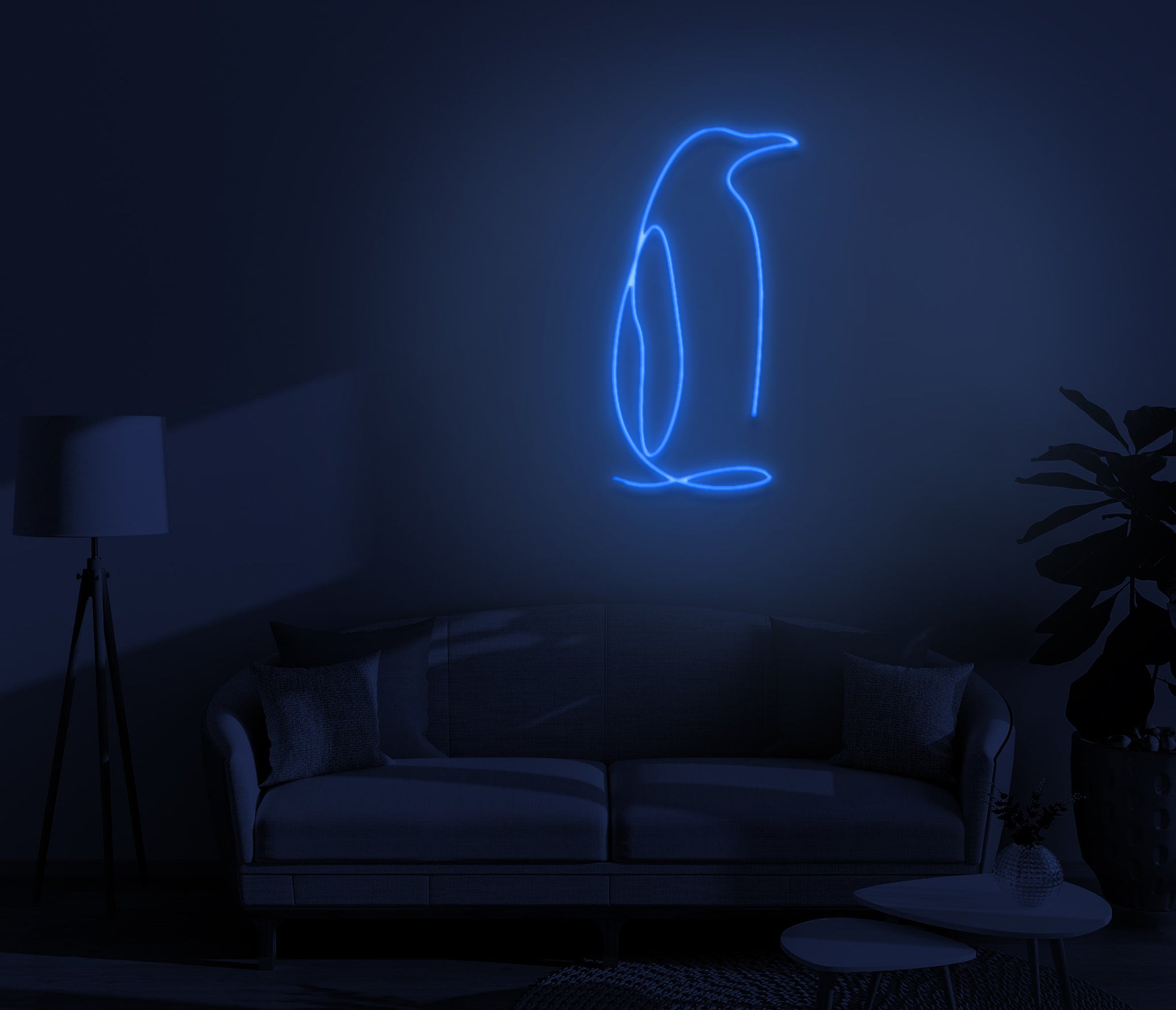 Pinguin - Neon deco