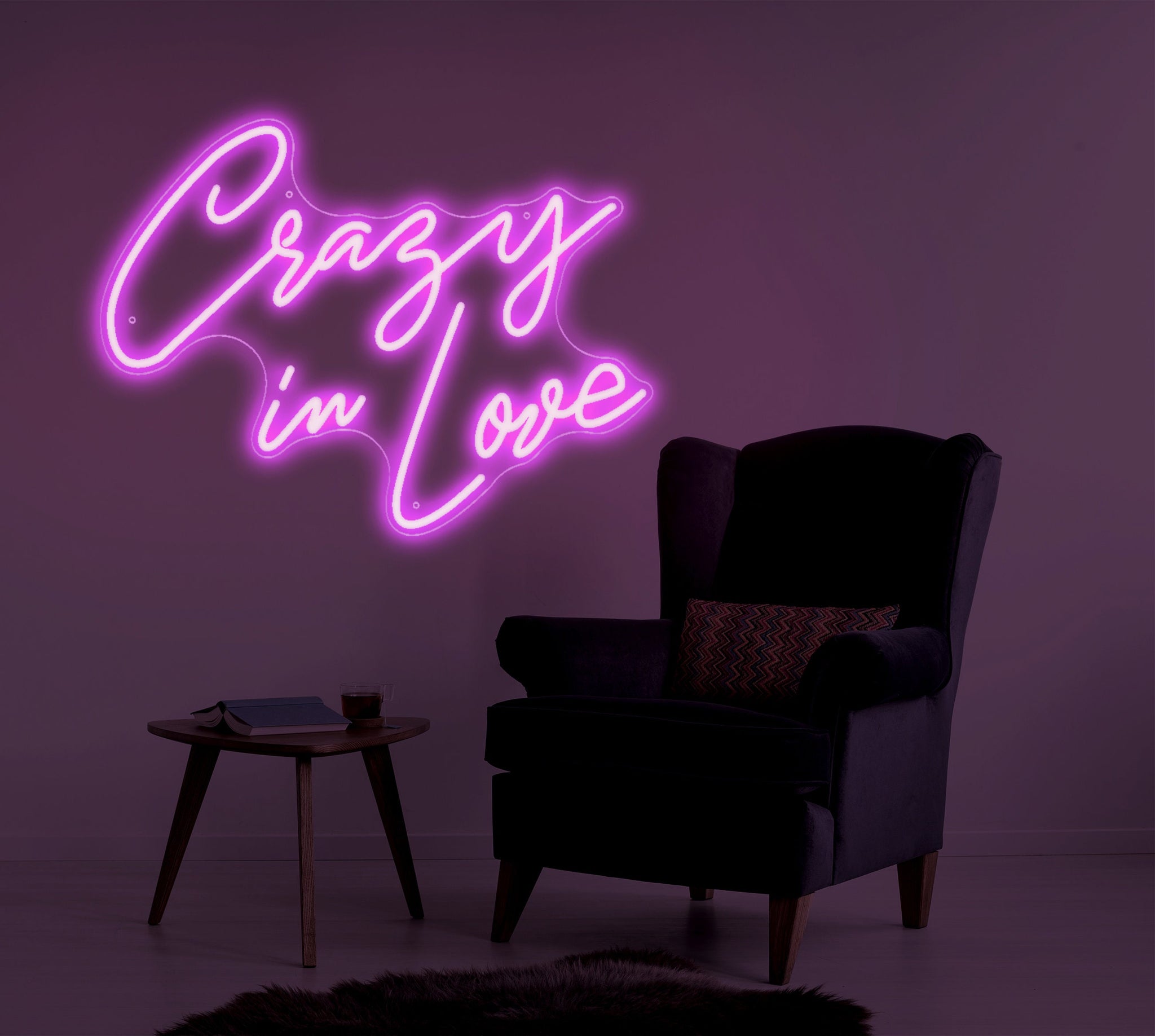 Crazy in Love - Neon Mural