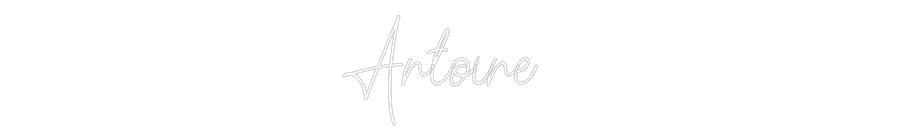 Custom Neon: Antoine