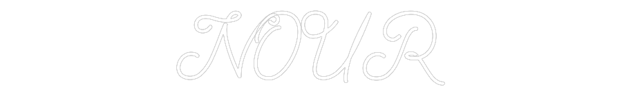Custom Neon: NOUR