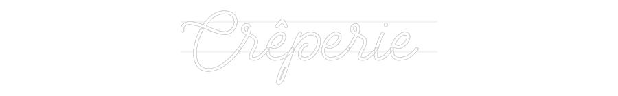 Custom Neon: Crêperie
