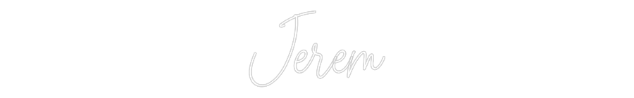Custom Neon: Jerem