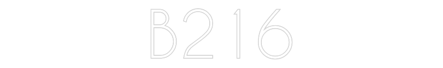 Custom Neon: B216