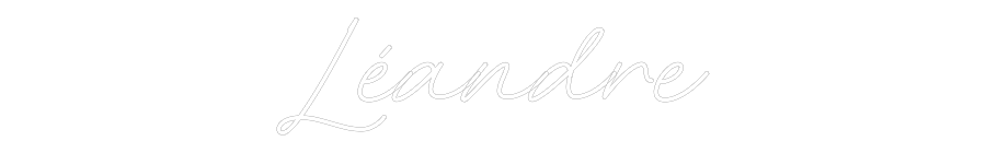 Custom Neon: Léandre
