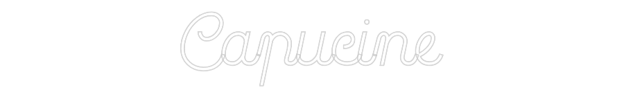 Custom Neon: Capucine
