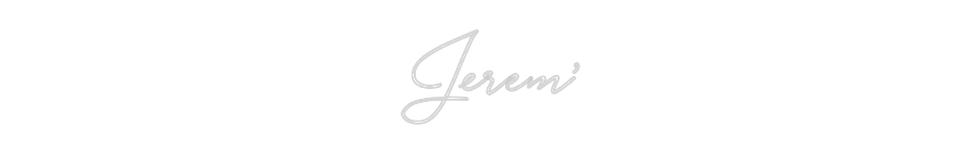 Custom Neon: Jerem'