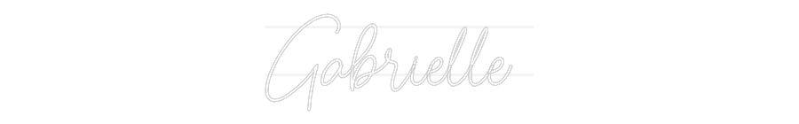 Custom Neon: Gabrielle