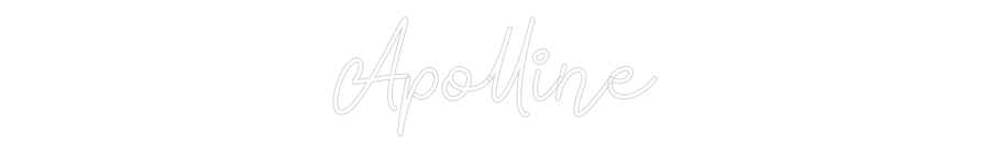 Custom Neon: Apolline