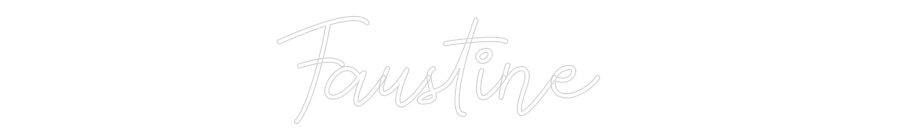 Custom Neon: Faustine