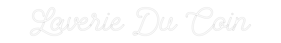 Custom Neon: Laverie Du Coin