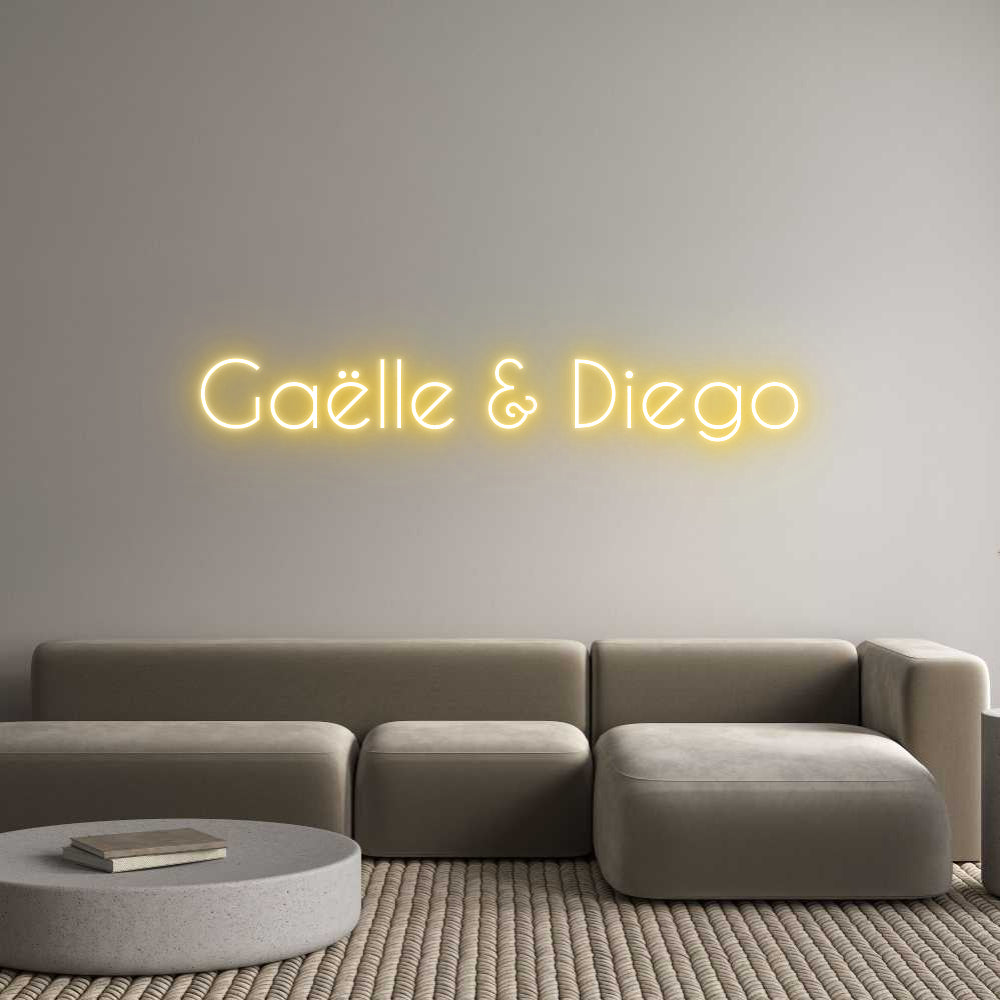 Custom Neon: Gaëlle & Diego