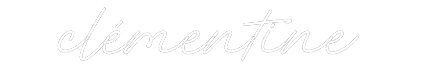 Custom Neon: clémentine