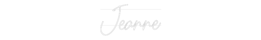 Custom Neon: Jeanne