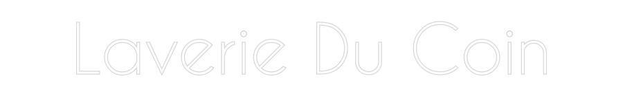 Custom Neon: Laverie Du Coin