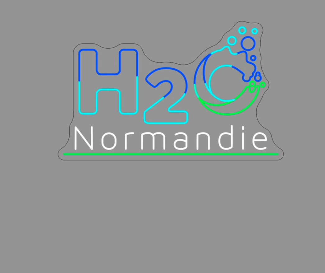 Projet néon H20 Normandie