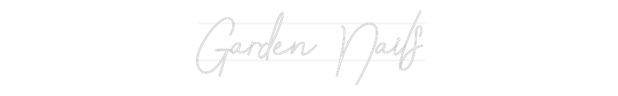 Custom Neon: Garden Nails