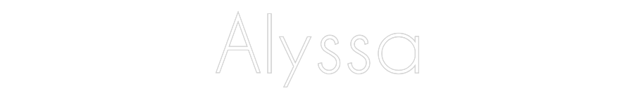Custom Neon: Alyssa