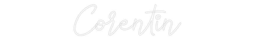 Custom Neon: Corentin