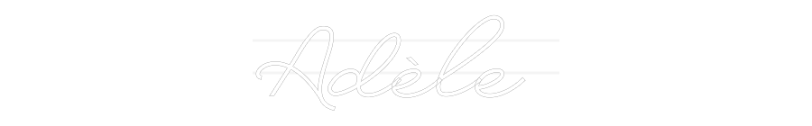 Custom Neon: Adèle