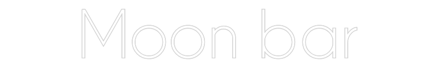 Custom Neon: Moon bar