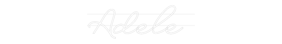 Custom Neon: Adele
