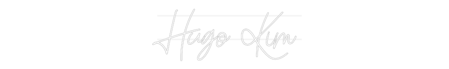 Custom Neon: Hugo Kim