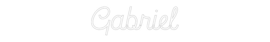 Custom Neon: Gabriel