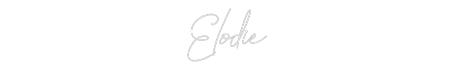 Custom Neon: Élodie