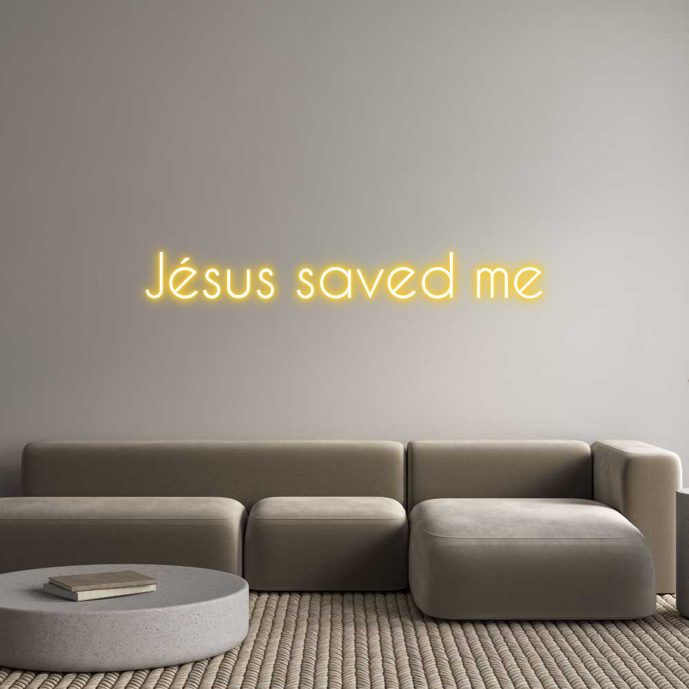 Custom Neon: Jésus saved me