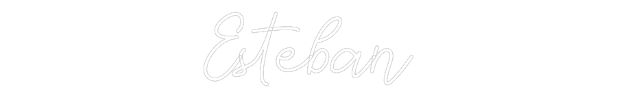 Custom Neon: Esteban