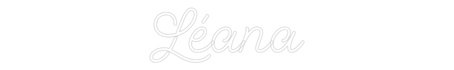 Custom Neon: Léana