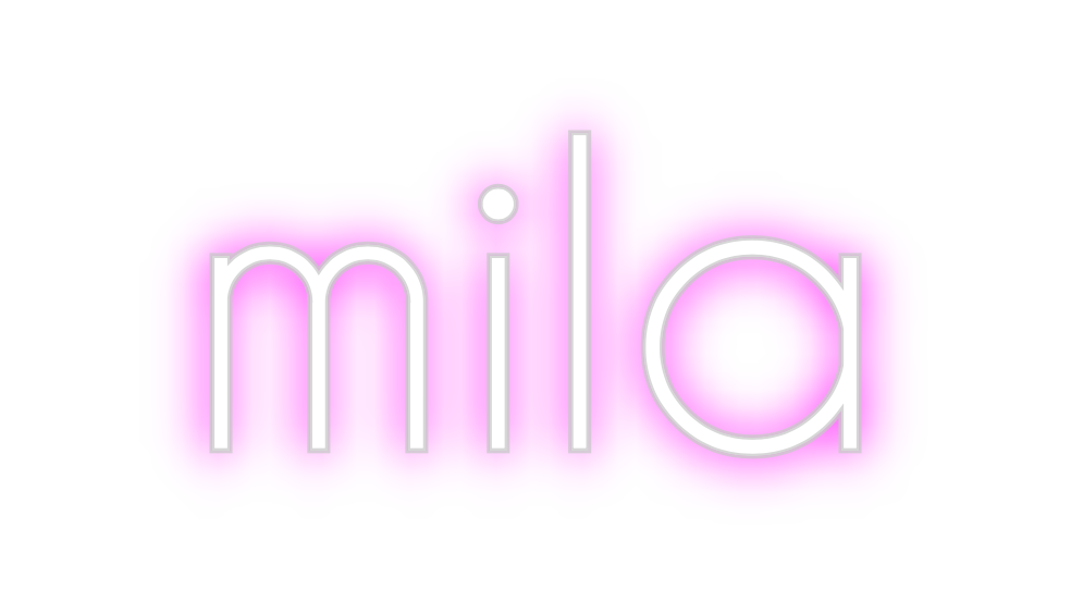 Custom Neon: mila