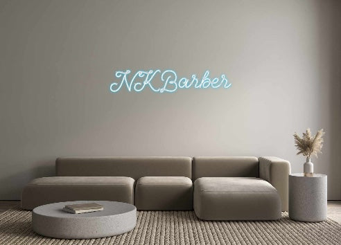 Custom Neon: NK Barber