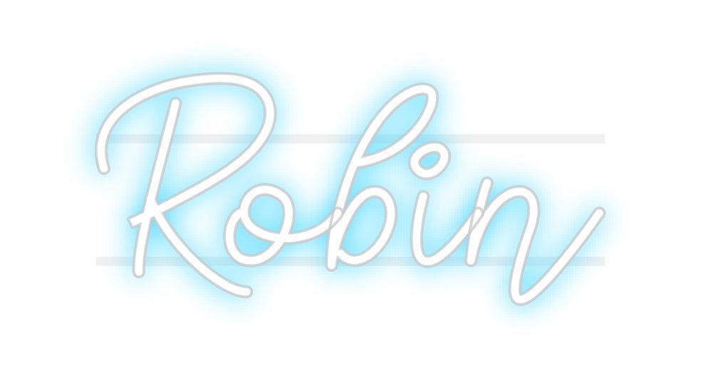Custom Neon:  Robin