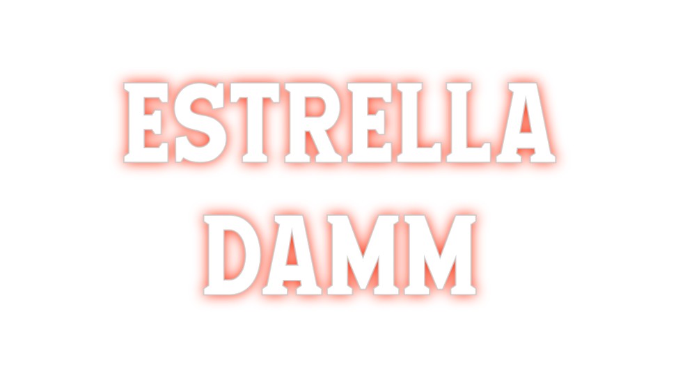 Custom Neon: ESTRELLA 
DAMM