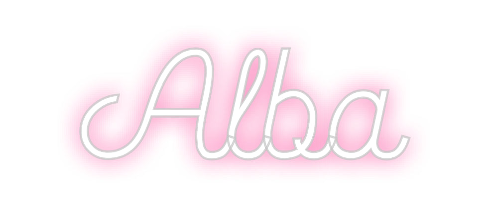 Custom Neon: Alba