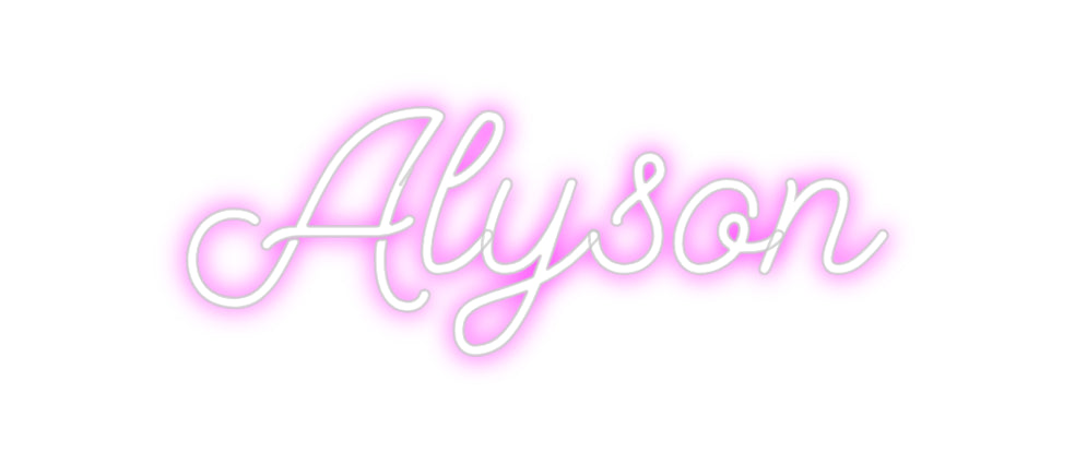 Custom Neon: Alyson