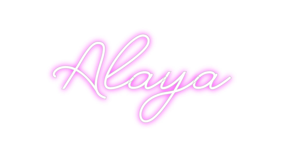 Custom Neon: Alaya