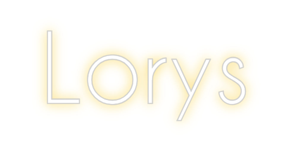 Custom Neon: Lorys