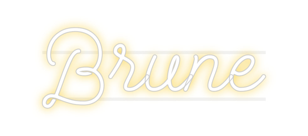 Custom Neon: Brune