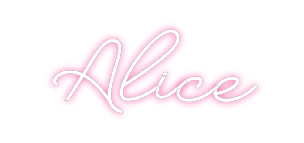 Custom Neon: Alice