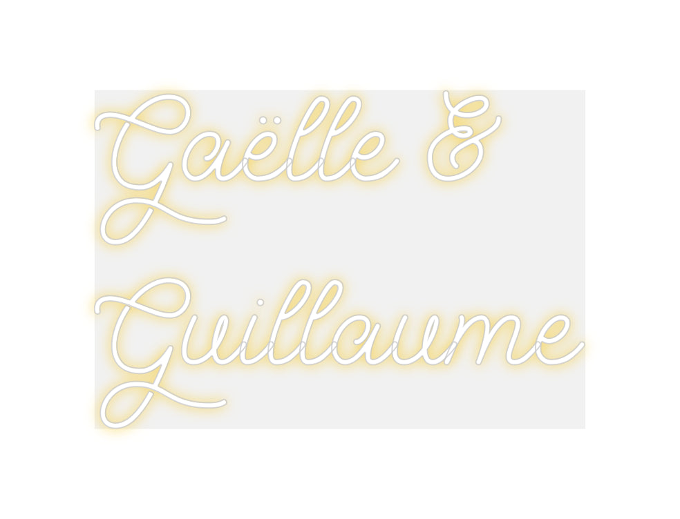 Custom Neon: Gaëlle &
Gui...