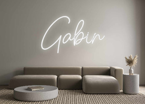 Custom Neon: Gabin