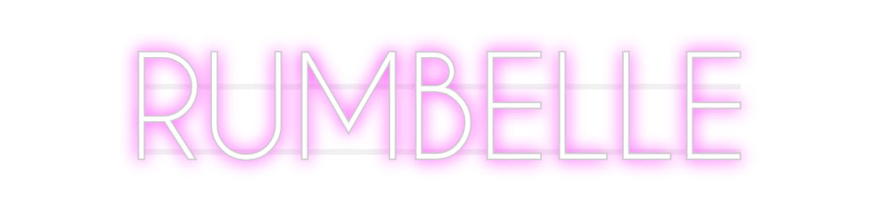 Custom Neon: RUMBELLE