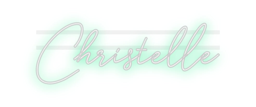 Custom Neon: Christelle