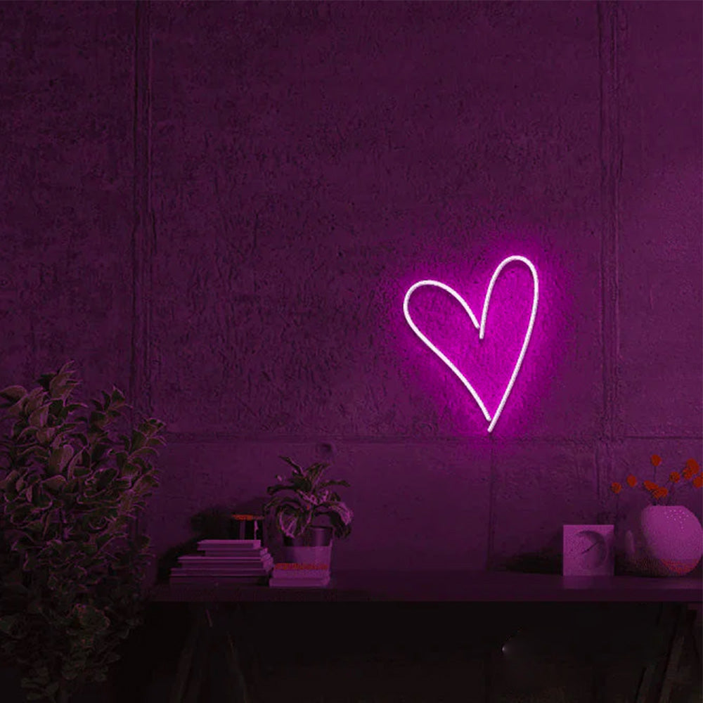 Coeur Neon LED