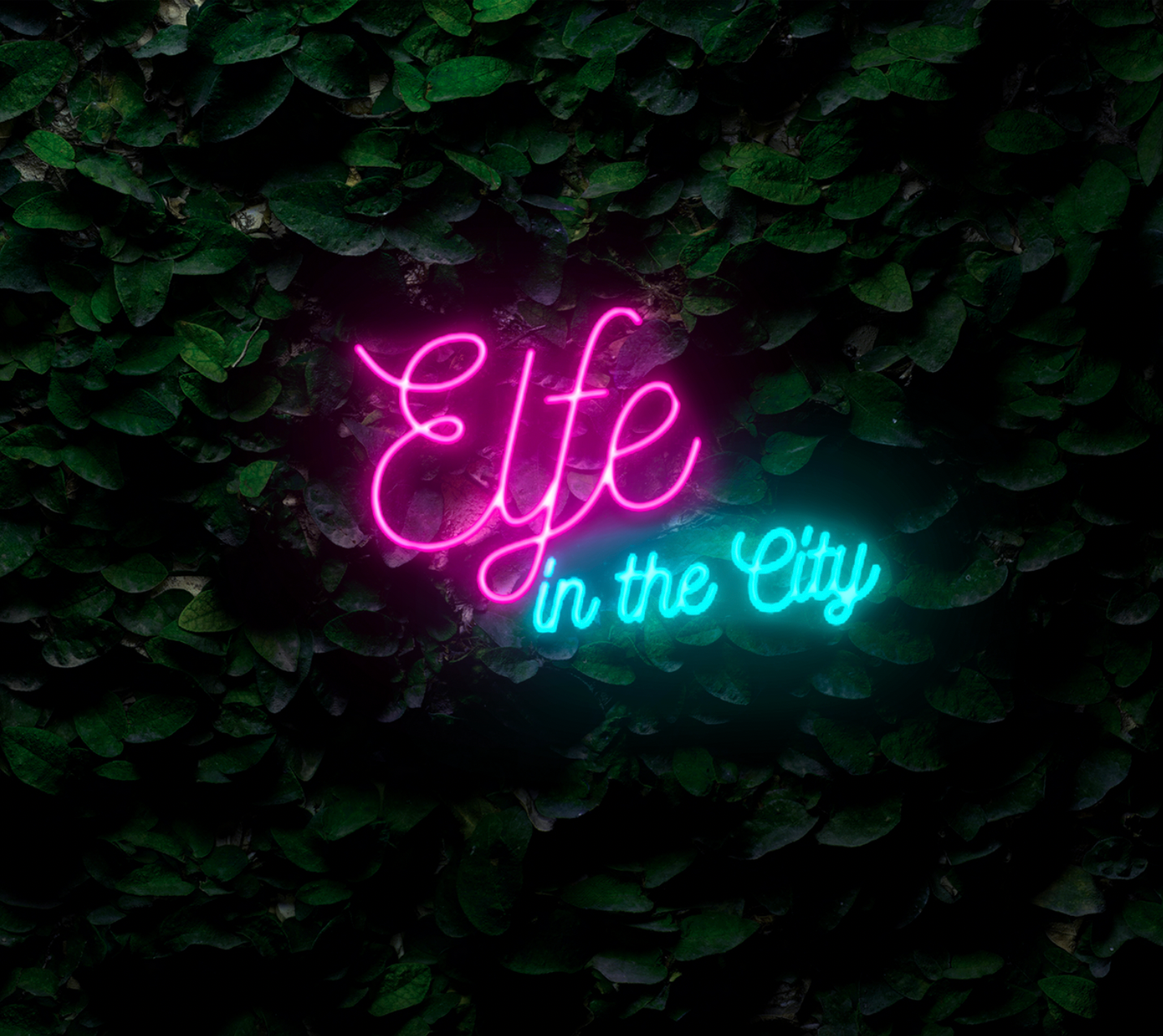 Neon personnalisé Elfe In the City