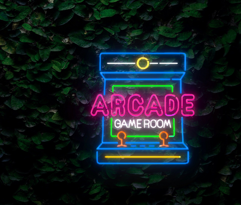 Neon borne d'arcade