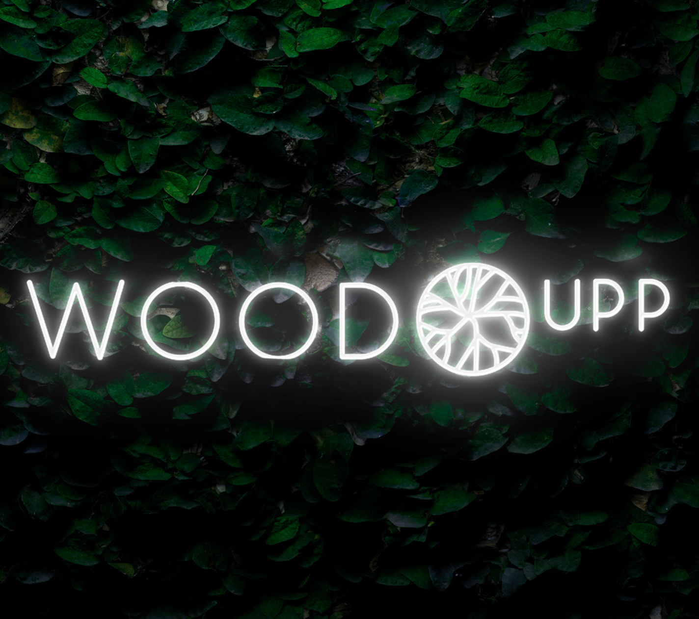 Néon Personnalisé Wood Upp