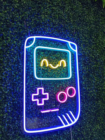 Neon Game boy retro